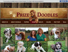 Tablet Screenshot of prizedoodles.com